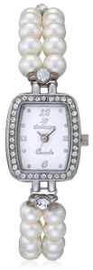 Swan White Casual Pearl Watch