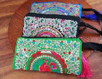 fashionable embroidered purses