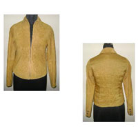 Womens Leather Blazer