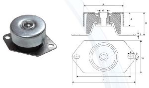 Marine mounDampers PGS Series Mounts