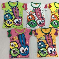 Baby Bunny Style Round Neck T-Shirts