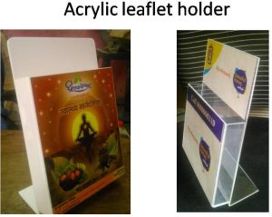 leaflet holder