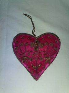 Heart shaped Christmas decoration