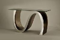 white metal furniture