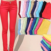 Plain Coloured Jeggings