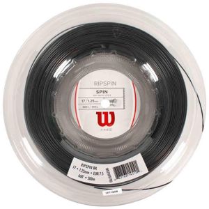 Wilson Ripspin Tennis String 17g (black)