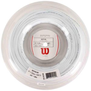 Wilson Ripspin Tennis String 17G (White)