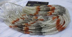 Multi Moonstone Cut Round Gemstone Beads