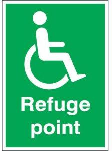 Refuge Point Signage