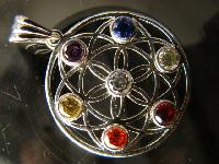 Chakra Flower Of Life Pendant