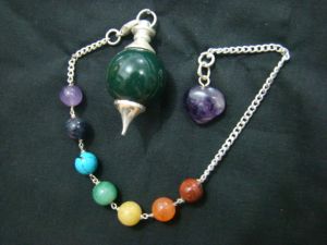 Gemstone Fancy Chakra Pendulum