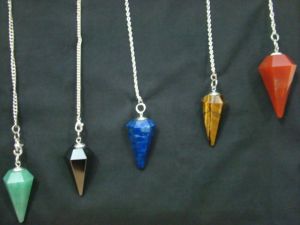 Gemstone Faceted Pendulum