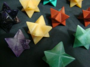 Gemstone Merkaba Star