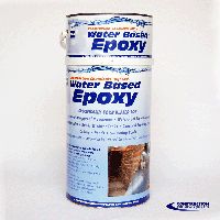 Water based epoxy coating