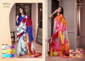 satya printed saree