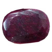 Oval Shaped Ruby Gemstones