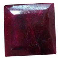 Square Shaped Ruby Gemstones