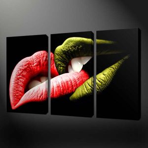 Lips Oil Canvas Paintings