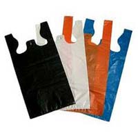 Plastic W Cut Carry Bags