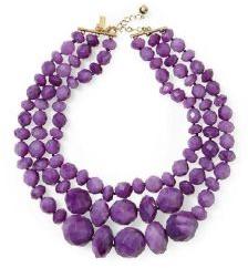 Purple Beaded Necklace