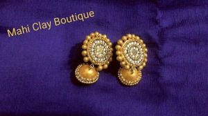 Terracotta Handmade Jhumkas