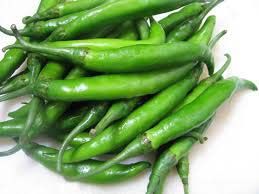 Fresh Green Chillies