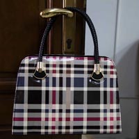 Ladies Checkered Handbags