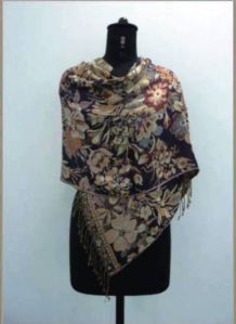 PTL FLOWER PRINT SCARF CUM SHAWL