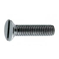 Countersunk Head Slot Machine Screws