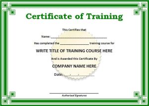 Certificate Printing