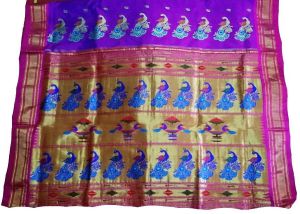 Bada Pallu Paithani Motha Mor Saree