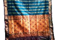 Yeola Paithani Silk Saree Golden lines