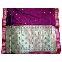 Yeola Paithani Silk Saree Meena Booti