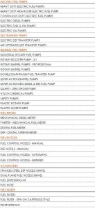 fuel handling equipment