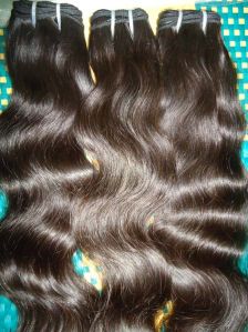 22 inches wavy Hair machine weft