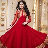 Ladies Dark Pink Dreamz Anarkali Suit