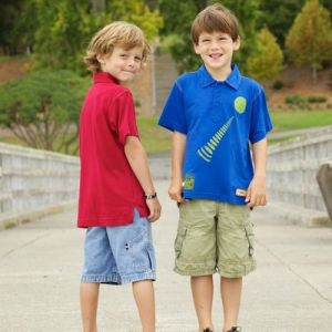 Boys Organic Cotton Polo T-Shirts