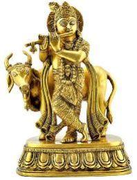 brass krishna statues