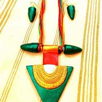 Terracotta Necklace very aesthetically appealing