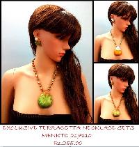 Terracotta Necklace is ideal for women daily Use