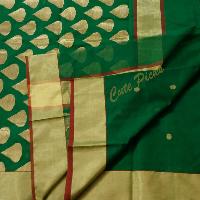 Avayam Chanderi saree in Green