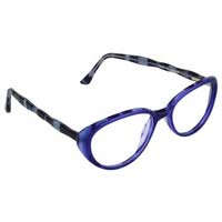 Blue Cat Eye Acetate Spectacle Frame