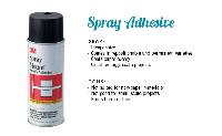 sprayable adhesive paper