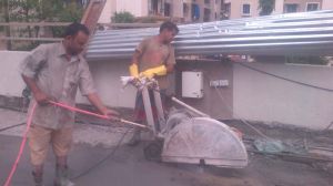 Concrete slab cutting contractor