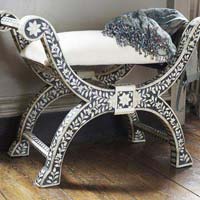 Bone Inlaid Chair