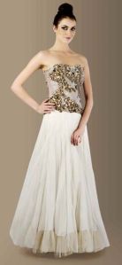 IVORY EMBELLISHED GOWN