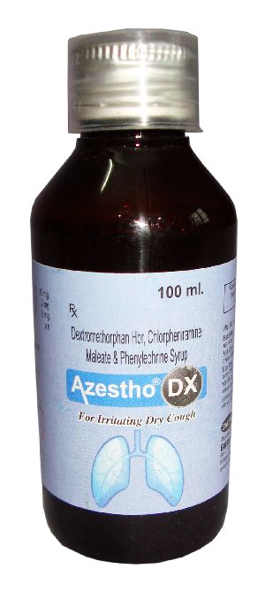 Dextromethorphan cough syrup