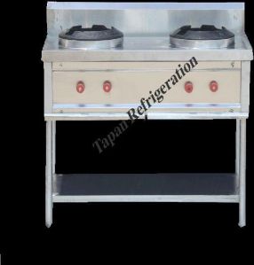 Two Burner Chinese Cooking Range