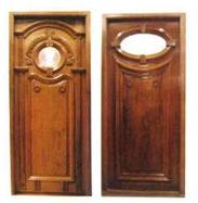 wooden carved doors