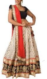 Designer Chanderi Lehenga